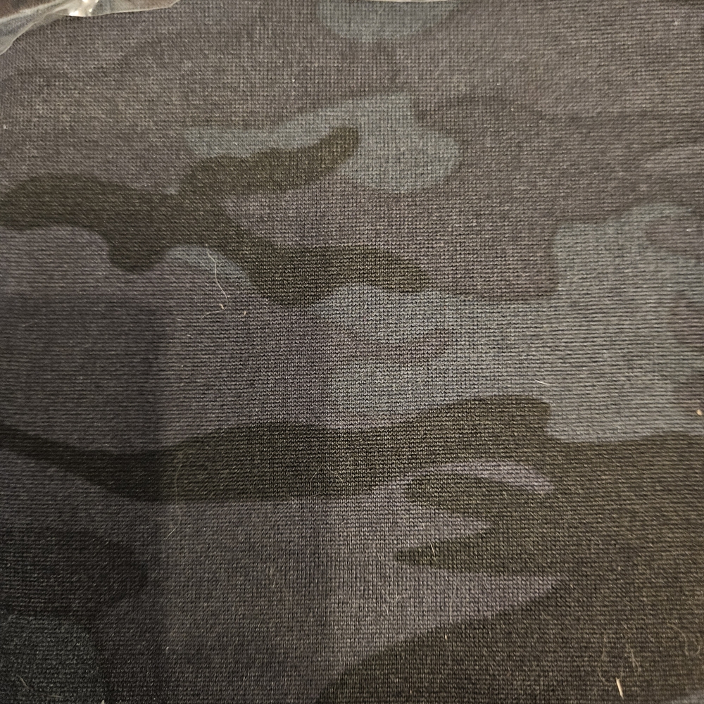 Women's Camouflage Leggings - Black/Grey M/L